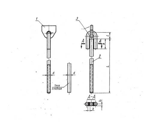 Проушины с тягой подвесок стальных трубопроводов в Молодечно