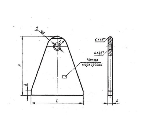 Плавники приварные с накладкой в Молодечно от Спецметаллстрой