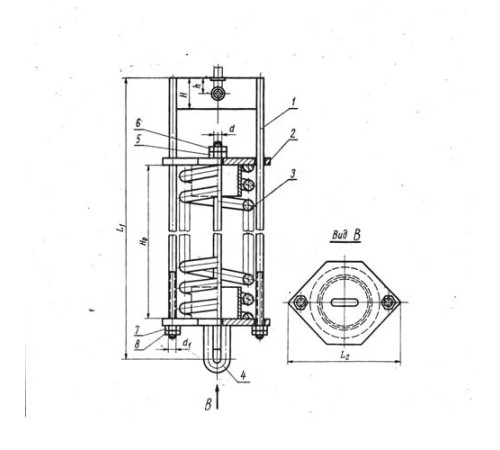 Блоки пружин подвесок стальных трубопроводов в Молодечно