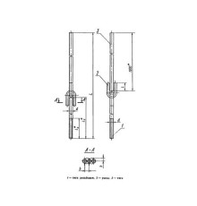Тяги шарнирные резьбовые для подвесок трубопроводов