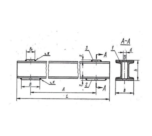 Балки опорных подвесок трубопроводов в Молодечно