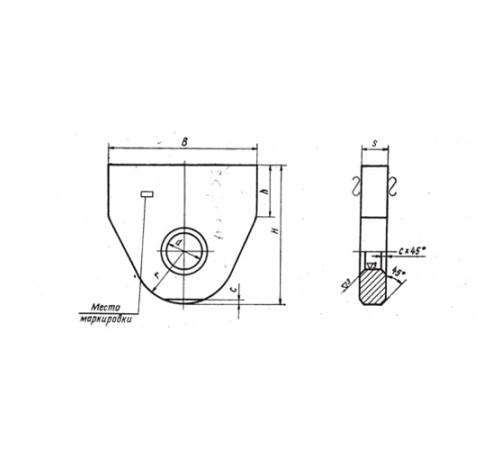 Проушины подвесок стальных трубопроводов в Молодечно