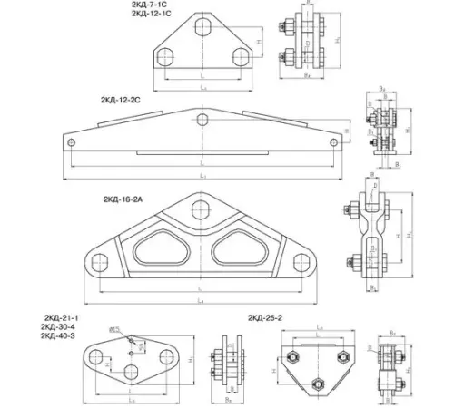 Коромысла типа 2К для ЛЭП в Молодечно с доставкой по Беларуси