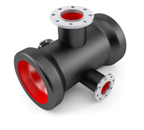 Кресты чугунные фланец-раструб с пожарной подставкой в Молодечно