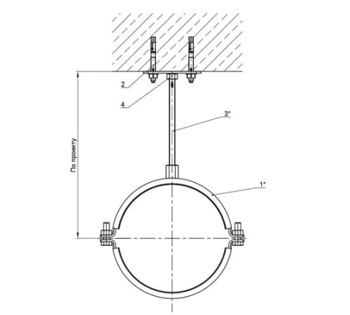 Крепления трубопроводов к перекрытию в Молодечно для юрлиц