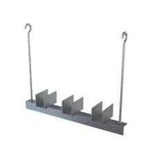 Подвеска трех труб с изоляцией