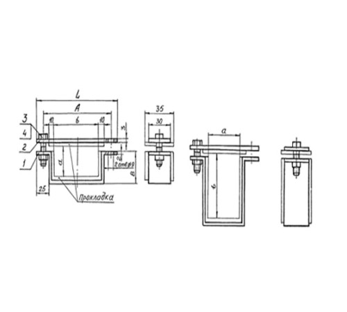 Подвески судовых трубопроводов Тип 9 в Молодечно