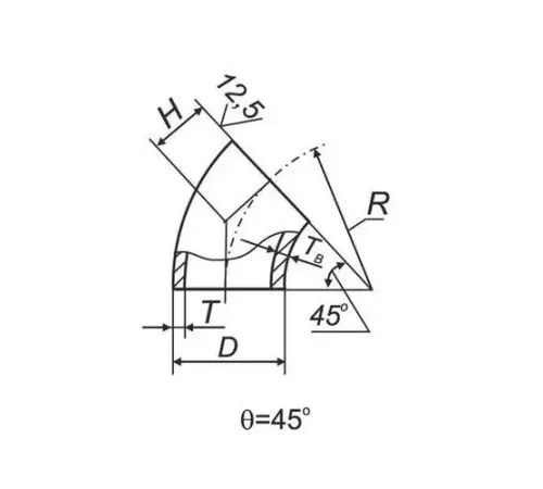 Отводы 45° в ВУС изоляции в Молодечно с доставкой по Беларуси