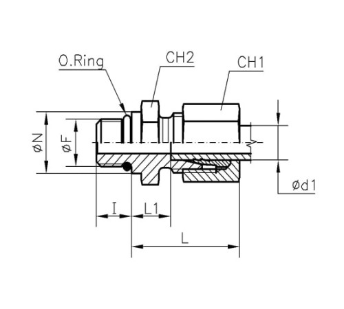 Штуцеры ввертные UNF с уплотнением в Молодечно