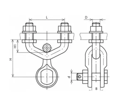 Узлы крепления типа КГП для ЛЭП в Молодечно
