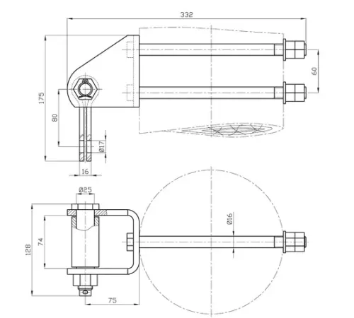 Узлы крепления КГТ-7-1 в Молодечно для ЛЭП