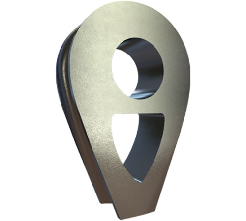 Коуши DIN 3091 стальные в Молодечно для канатов