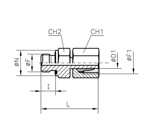 Штуцеры ввертные с уплотнением TN126 GG-M в Молодечно