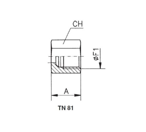 Накидные гайки TN81 и врезные кольца TN88 в Молодечно