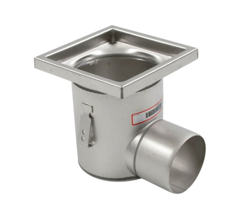 Нержавеющие круглые трапы с горизонтальным выпуском в Молодечно