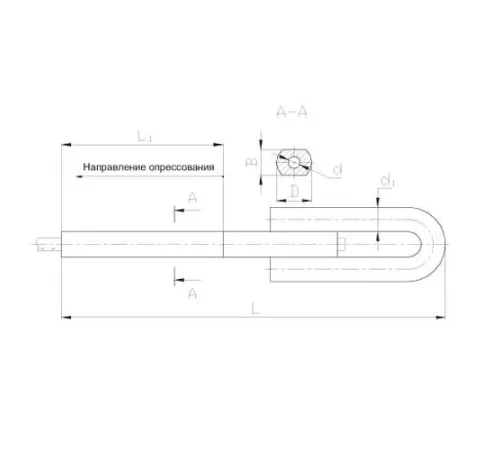 Натяжные прессуемые зажимы типа НС в Молодечно