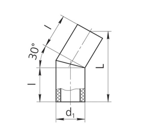 Оболочки на теплоизоляционные отводы 30° в Молодечно