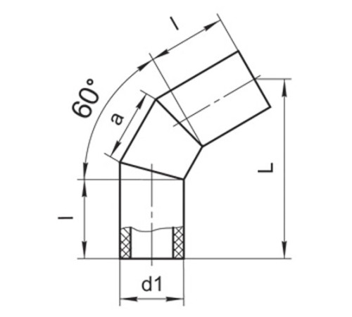 Оболочки на теплоизоляционные отводы 60° в Молодечно