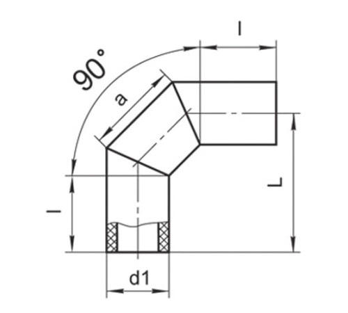 Оболочки на теплоизоляционные отводы 90° в Молодечно
