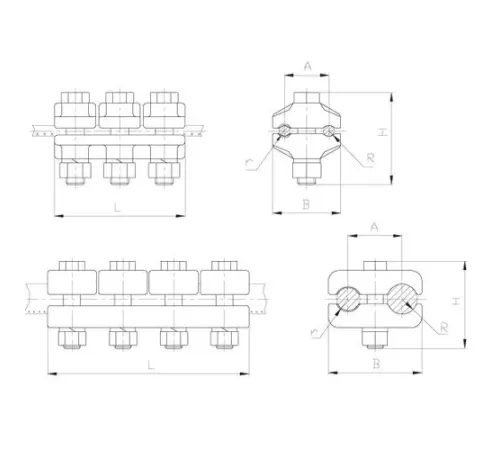 Плашечные зажимы типа ПАМ в Молодечно и Беларуси