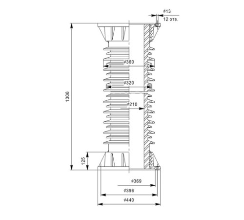 Фарфоровые армированные покрышки ПКДА для конденсаторов в Молодечно