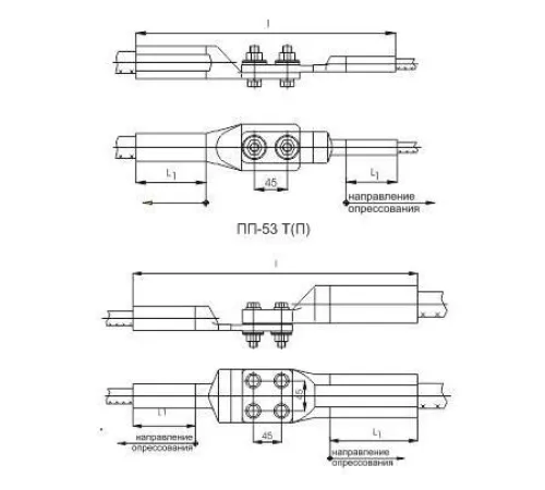 Переходные зажимы типа ПП в Молодечно для юрлиц
