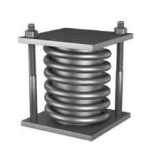 Пружинный блок для опор трубопроводов