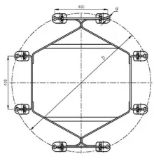 Распорки дистанционные типа 8РГ