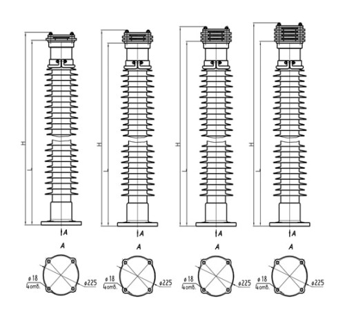 Шинные опоры ШО 110-132 кВ в Молодечно для юрлиц