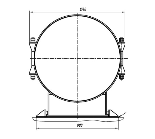 Опоры ТПР.14.05.00.000 в Молодечно для трубопроводов
