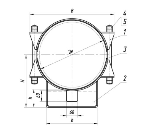 Опоры ТПР.14.45.00.000 в Молодечно для трубопроводов