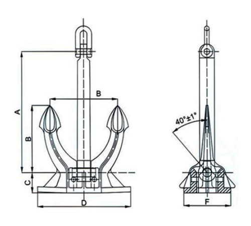 Якоря Spek для судостроения в Молодечно и Беларуси