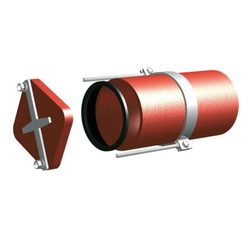 Безраструбные заглушки с прижимными скобами в Молодечно